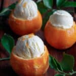 Creamsicle Tangerine Ice Cream with Mascarpone Recipe