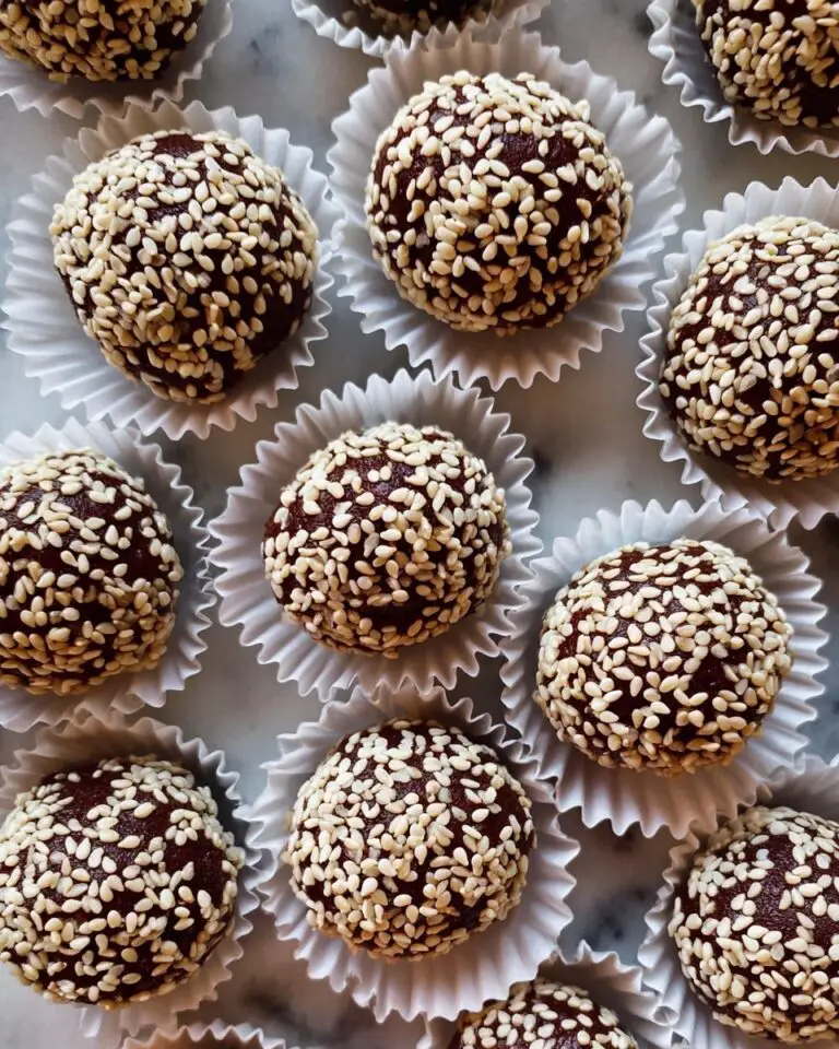 Chocolate Sesame Halva Truffles Recipe