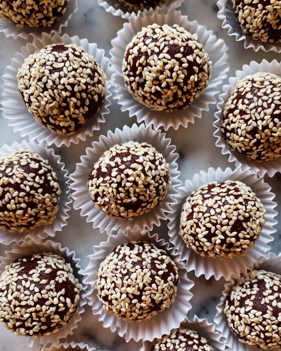 Chocolate Sesame Halva Truffles Recipe