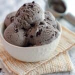 Black Sesame Ice Cream with Chocolate Recipe