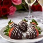 Easy Dark Chocolate Covered Strawberries Recipe
