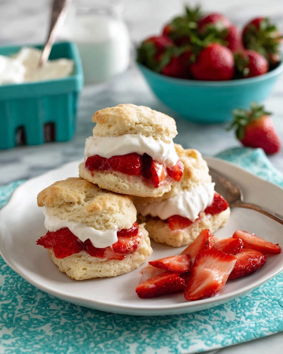 Easy Homemade Strawberry Shortcakes Recipe