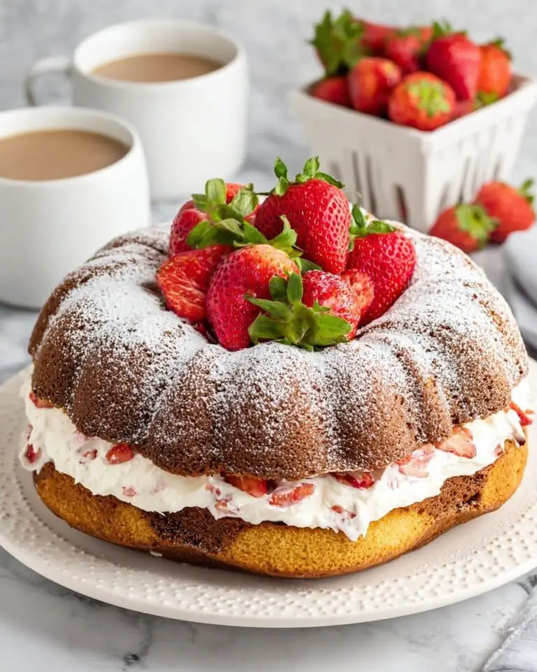 Strawberry Shortcake Bundt Cake Recipe