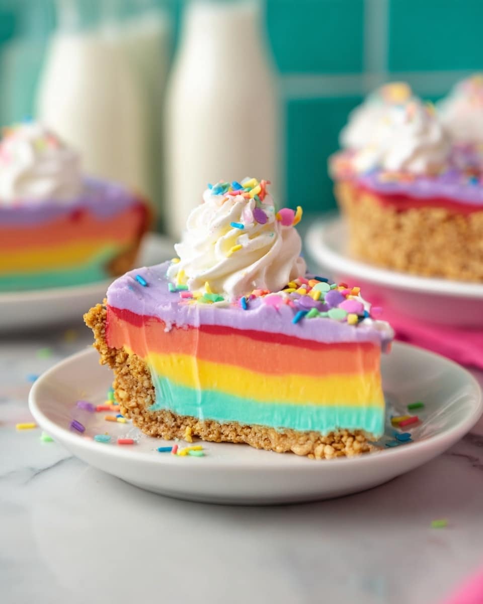 Rainbow Cheesecake Recipe