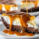 Caramel Brownie Bottom Cheesecake Recipe