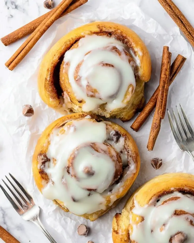 Chocolate Chip Cookie Stuffed Cinnamon Rolls Recipe
