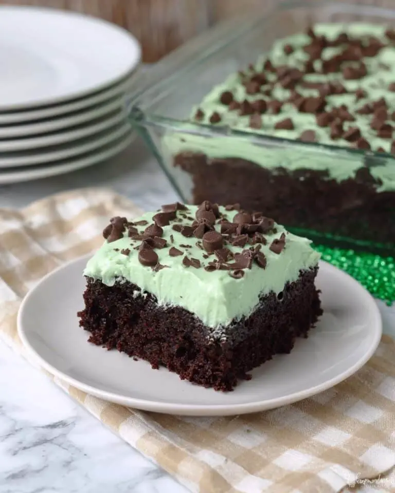 Andes Mint Poke Cake Recipe