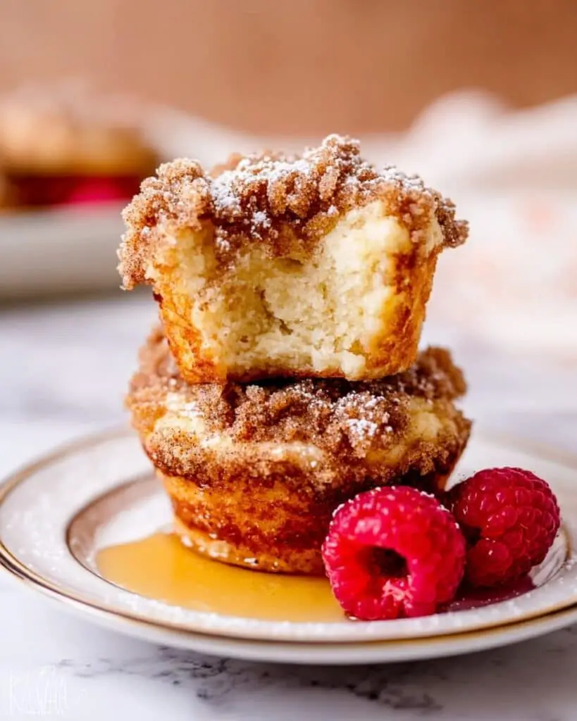 French Toast Muffin with Cinnamon Streusel Recipe