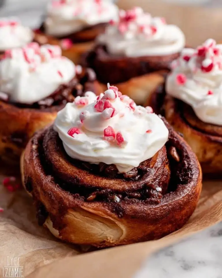 Peppermint Mocha Sweet Rolls Recipe