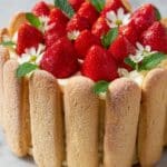 Strawberry Charlotte Cake Recipe