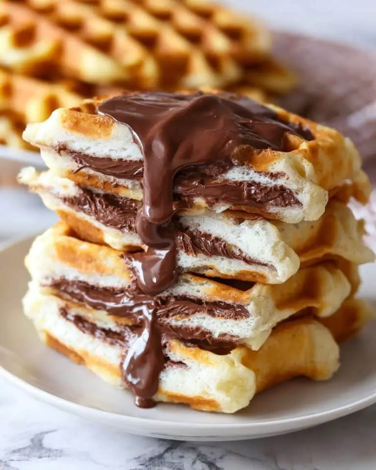 Nutella Waffles Recipe