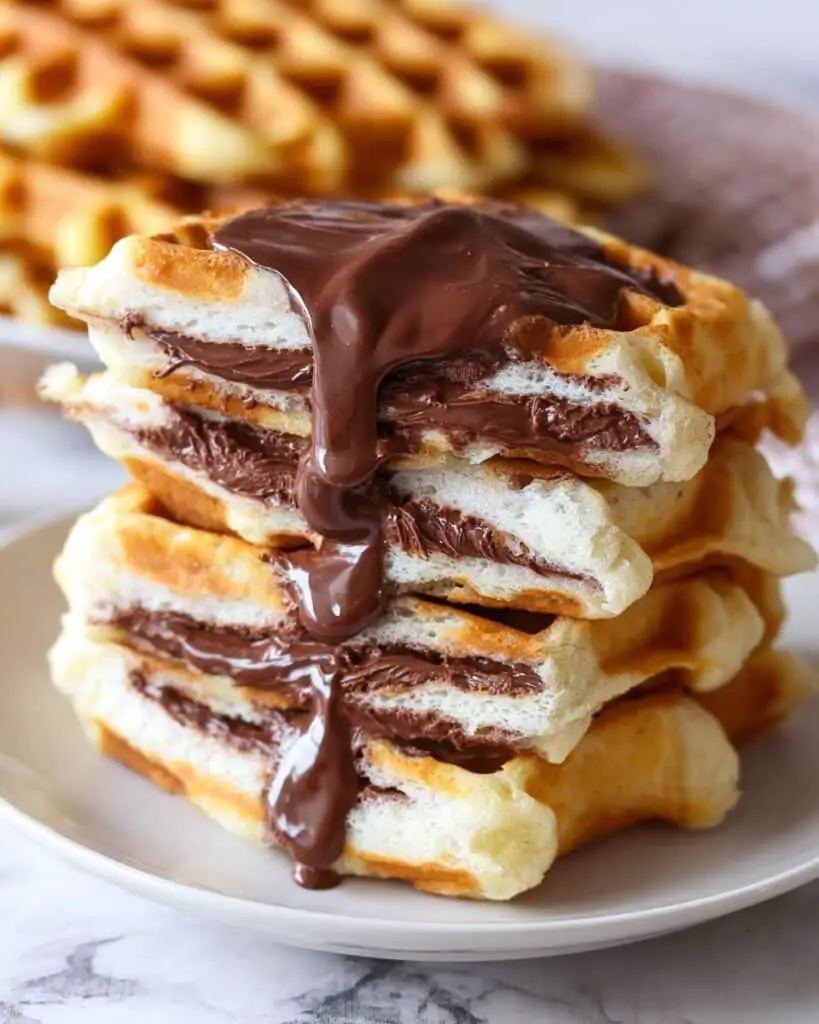 Nutella Waffles Recipe