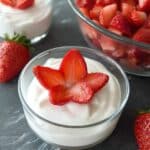 German Quark and Strawberry Whipped Cream Dessert Recipe