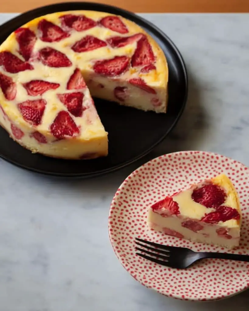 Strawberry Ricotta Cake Recipe