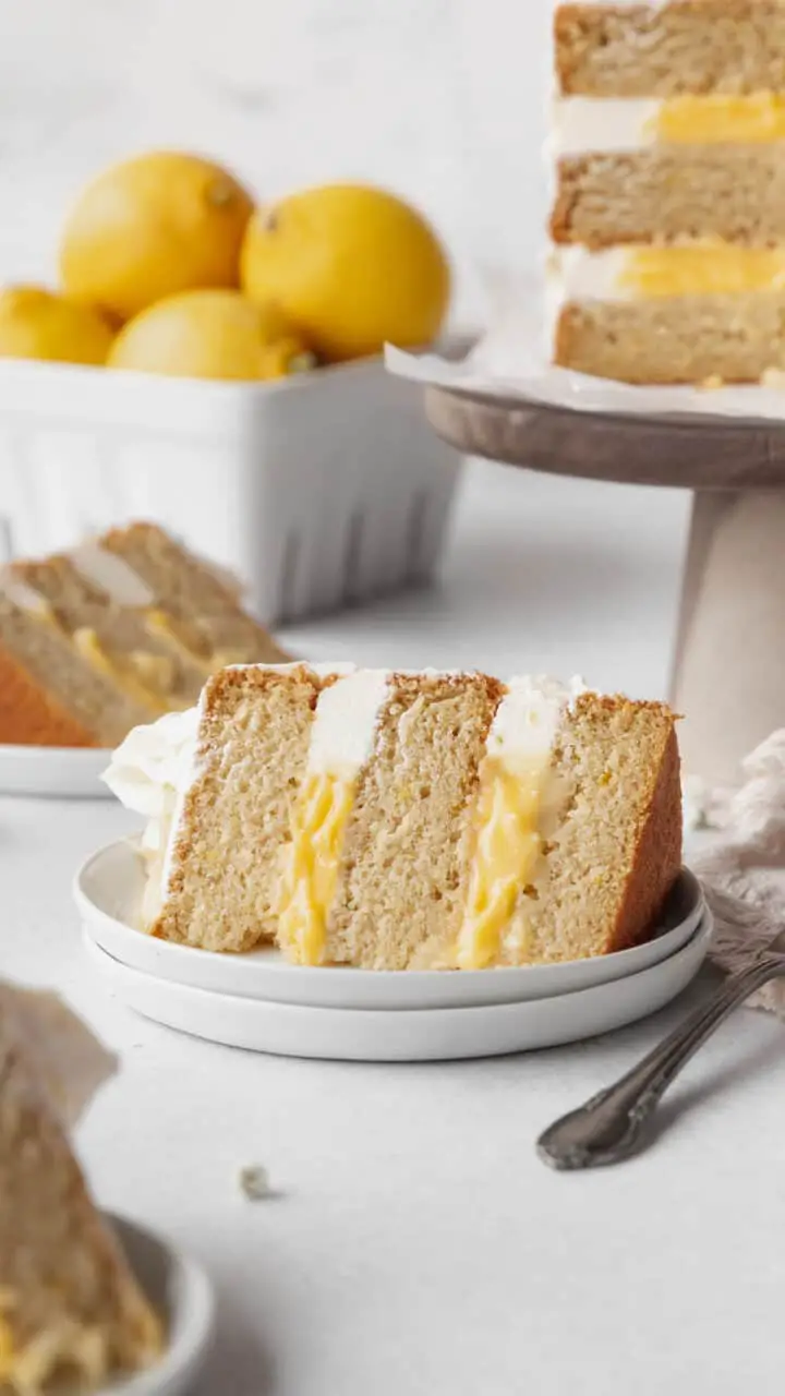 Lemon Curd Cake With Lemon Buttercream Frosting Recipe