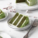 Matcha Cake with Green Buttercream Frosting Recipe