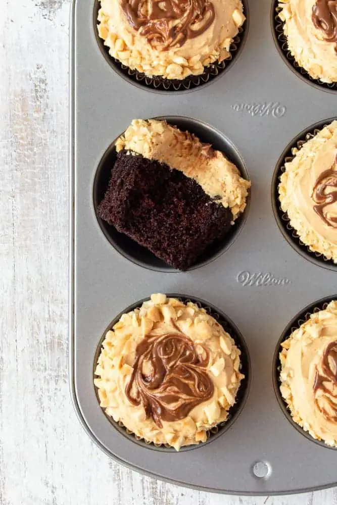 Chocolate Peanut Butter Cupcake Recipe