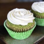 Spinach Cupcakes with Orange Frosting Recipe