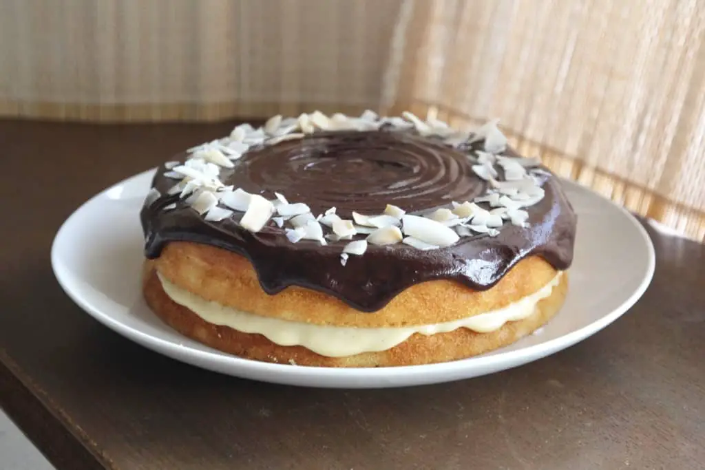 Coconut Boston Cream Pie Recipe