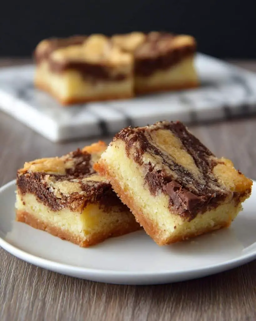 Nutella Frangipane Bars Recipe