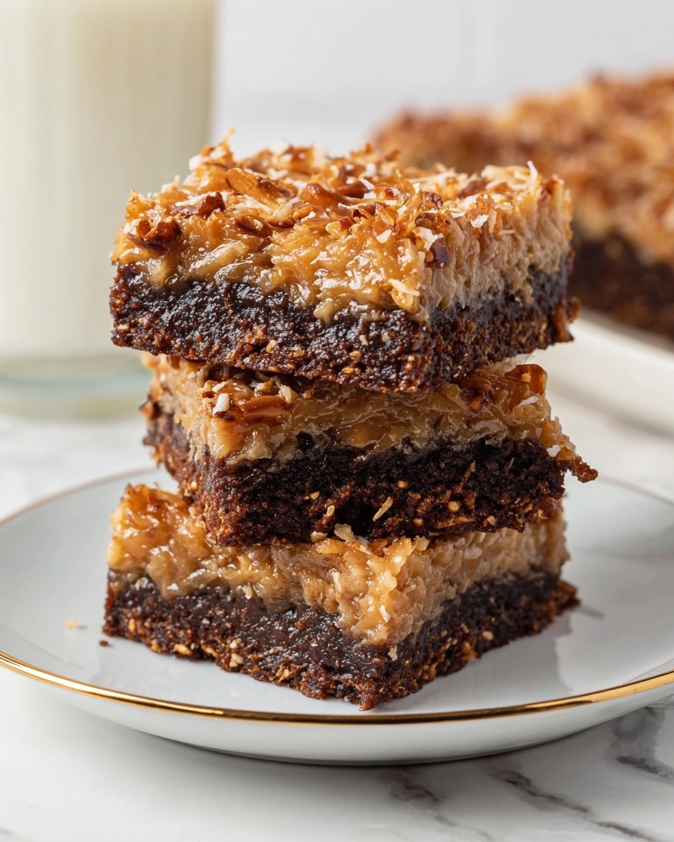 German Chocolate Brownies Recipe