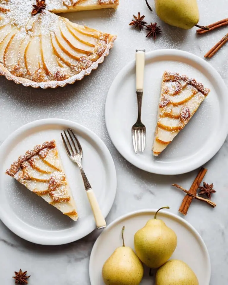 Pear Frangipane Tart Recipe