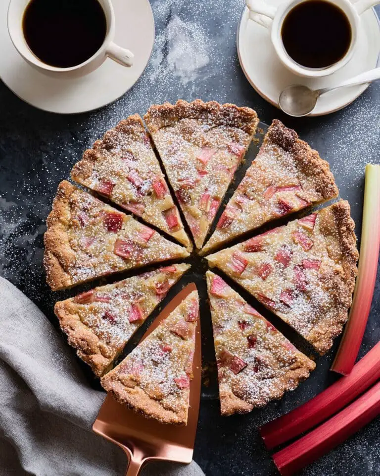 Rhubarb Frangipane Cake Recipe