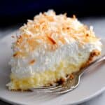 Creamy Coconut Custard Pie with Toasted Coconut Topping Recipe