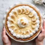 Banana Cream Pie with a Flaky Pie Crust and Rich Custard Recipe