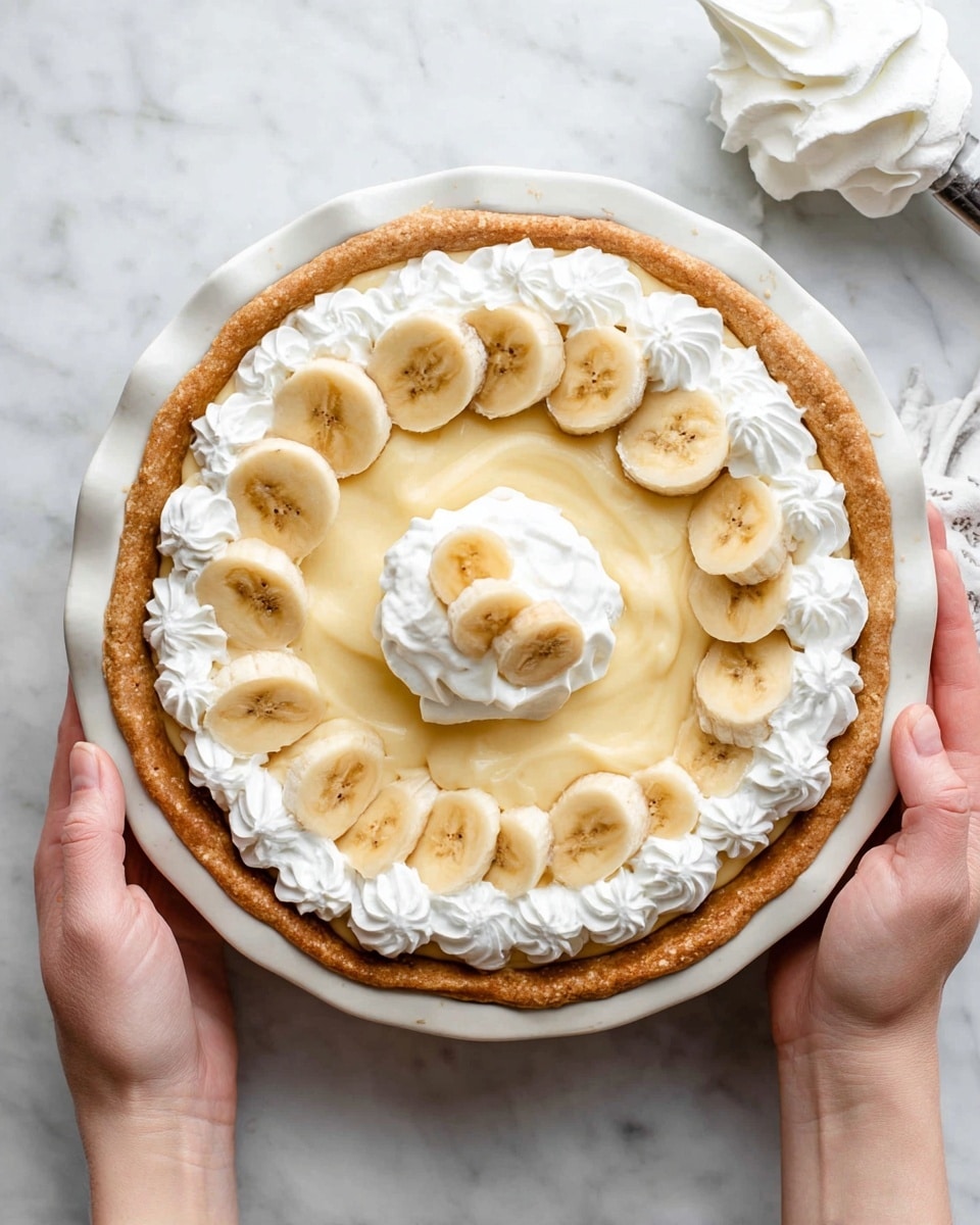 Banana Cream Pie with a Flaky Pie Crust and Rich Custard Recipe