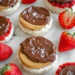 Strawberry Peanut Butter Chocolate Rice Cakes Recipe