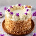 Decadent Coconut Cake with Cream Cheese Frosting Recipe