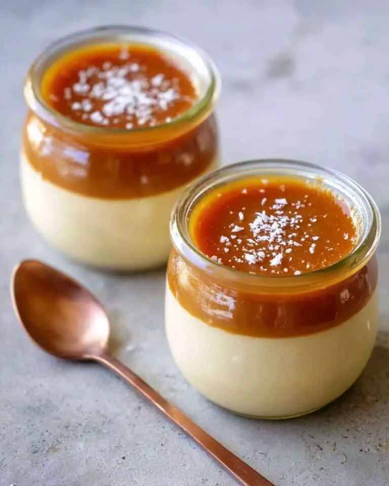 Butterscotch Budino with Salted Caramel Recipe