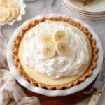 Homemade Banana Cream Pie with Fluffy Whipped Topping Recipe