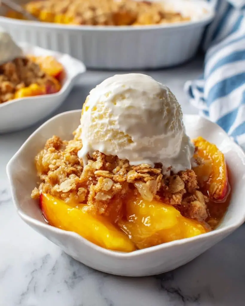 Nectarine Brown Sugar Crisp Recipe
