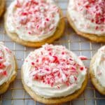Peppermint Frosted Sugar Cookies Recipe
