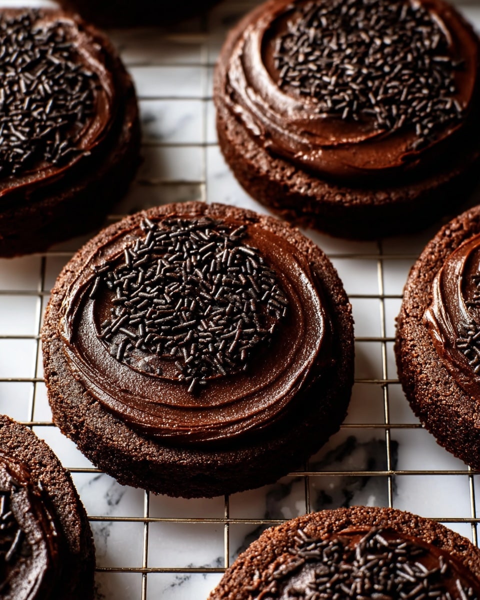 Chocolate Frosted Cookies Recipe