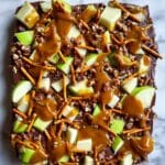 Caramel Apple Pretzel Chocolate Bark Recipe