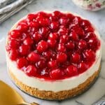 No-Bake Cherry Cheesecake with Sweetened Condensed Milk Recipe