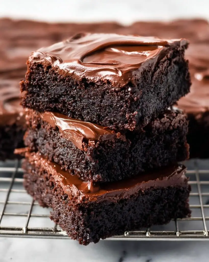 Lunch Lady Frosted Brownies Recipe