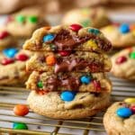 M&M Nutella Lava Cookies Recipe