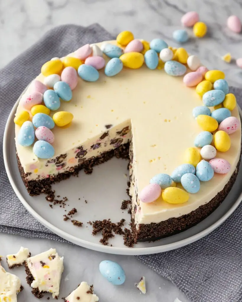 No-Bake Mini Egg Cheesecake Recipe