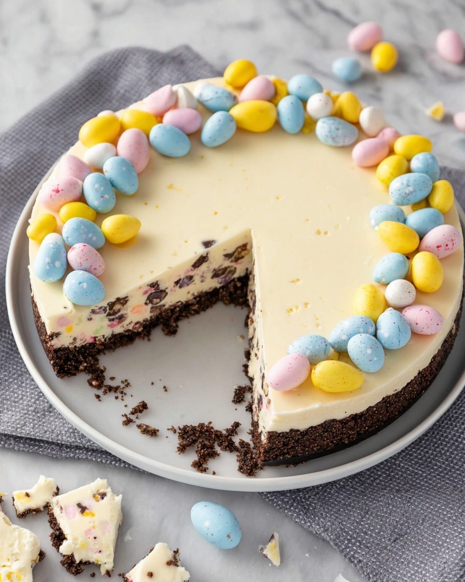 No-Bake Mini Egg Cheesecake Recipe
