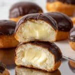 Classic Profiteroles with Pastry Cream and Chocolate Ganache Recipe