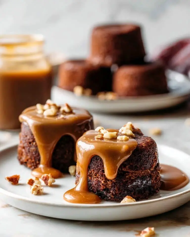Sticky Toffee Pudding with Toffee Sauce Recipe