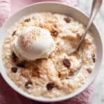 Creamy Cinnamon Baked Rice Pudding Recipe