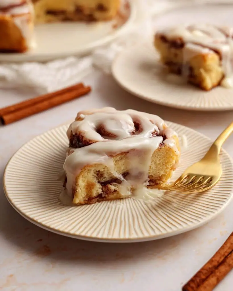 Cinnamon Roll Bread Pudding with Cream Cheese Icing Recipe