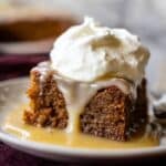 Gingerbread Cake with Lemon Cream Sauce Recipe