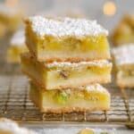 Lemon Pistachio Bars Recipe