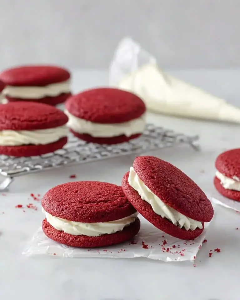 Red Velvet Sandwich Cookies Recipe